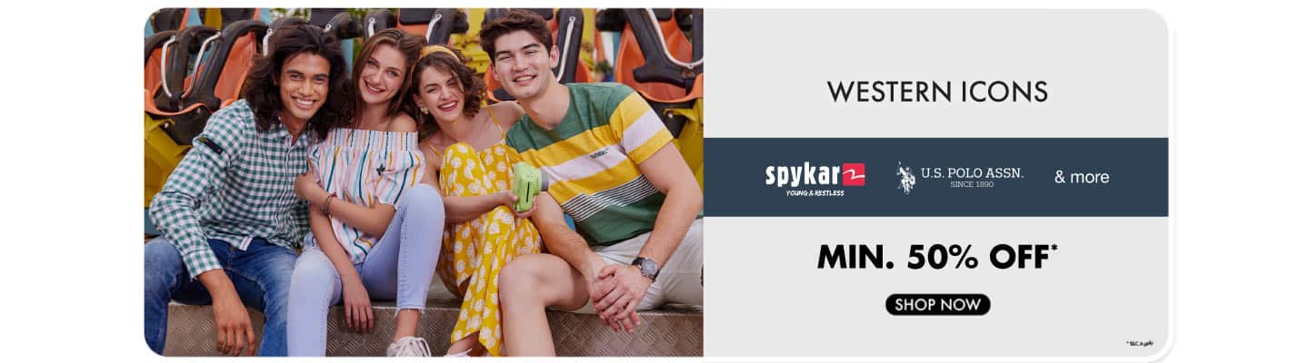 Best of Iconic Westernwear Brands USPA Spykar and more min 50